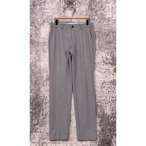 Hugo Boss Pants 30 x 32 Mens Gray Performance Stretch Slim Leg Trouser
